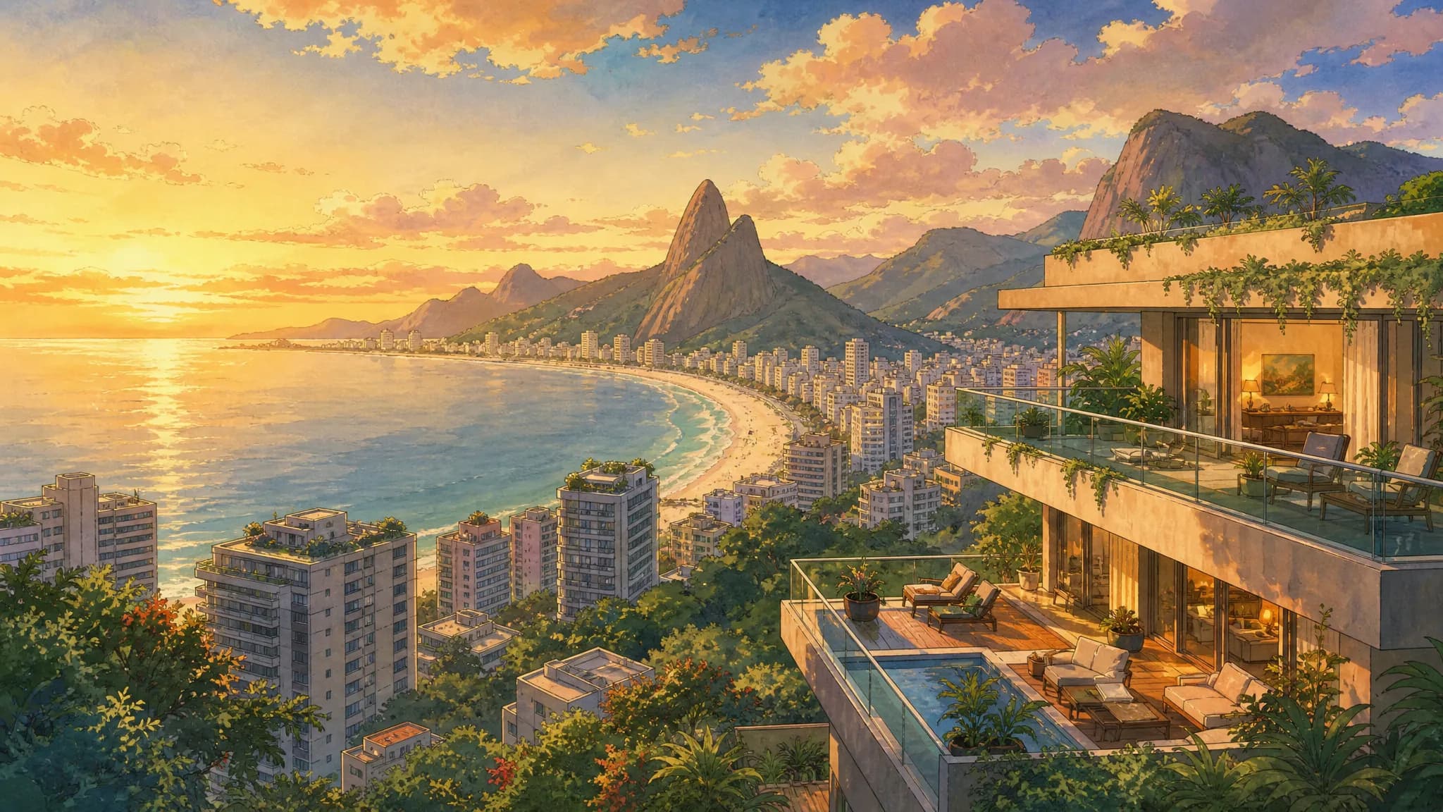 Condomini di lusso a Rio de Janeiro e esclusività